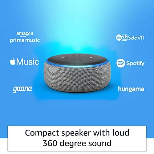 Echo Dot (3rd Gen) – Smart speaker with Alexa (Grey)
