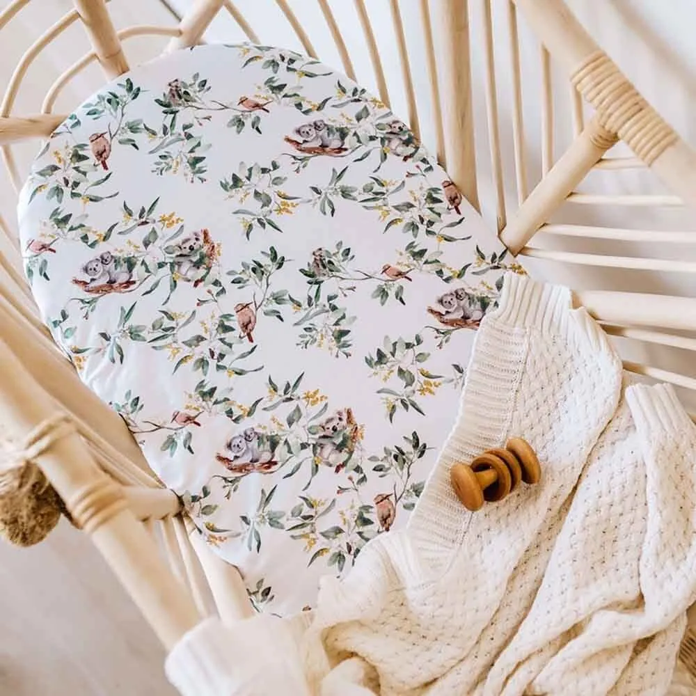 Eucalypt Organic Bassinet Sheet / Change Pad Cover