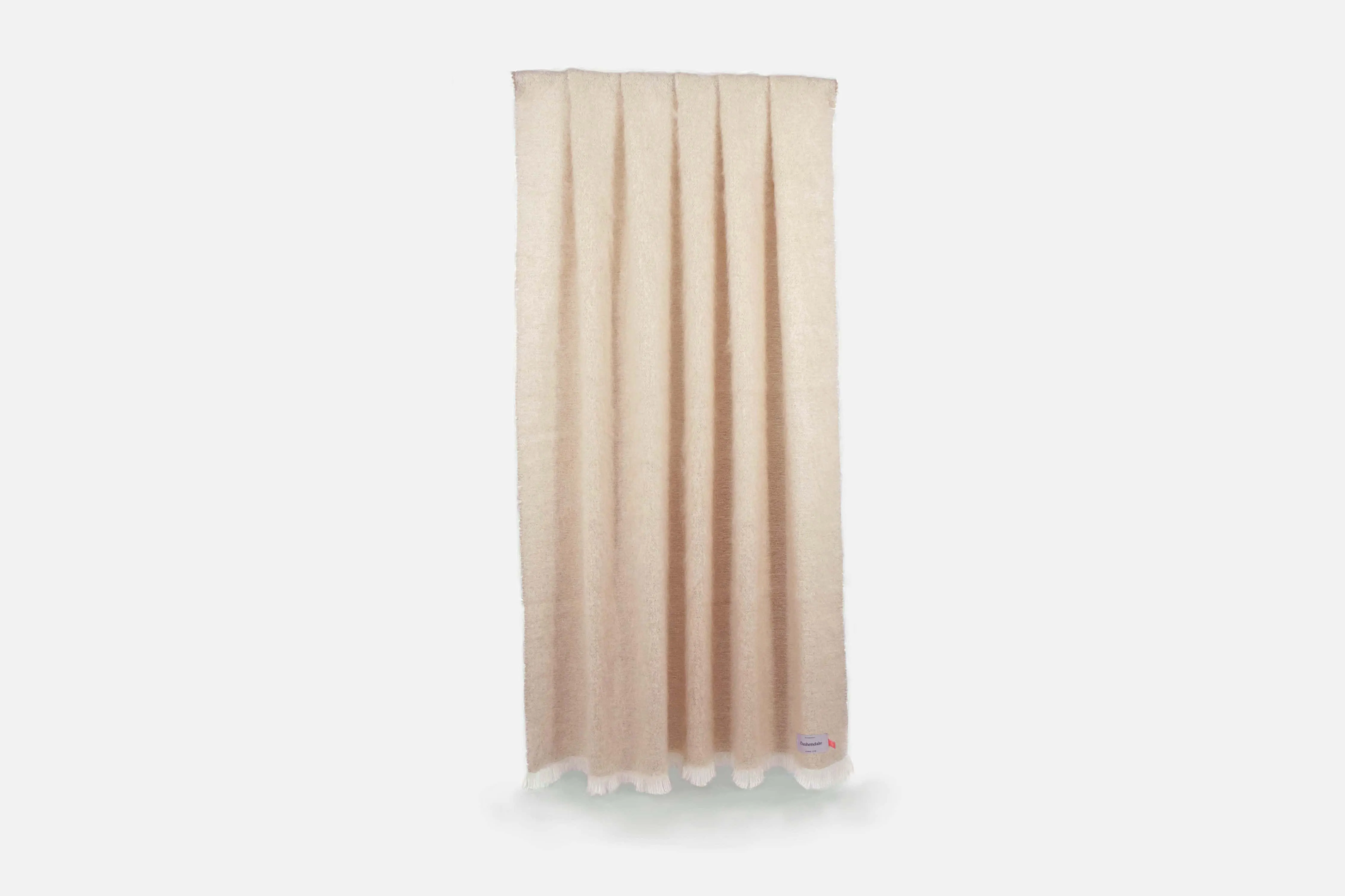 Fawn Mooneen Mohair Throw Blanket