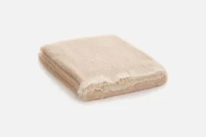 Fawn Mooneen Mohair Throw Blanket