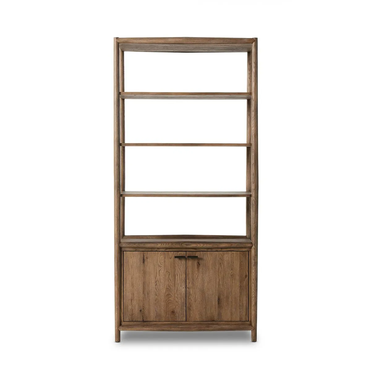 Four Hands Glenview Bookcase in Weathered Oak