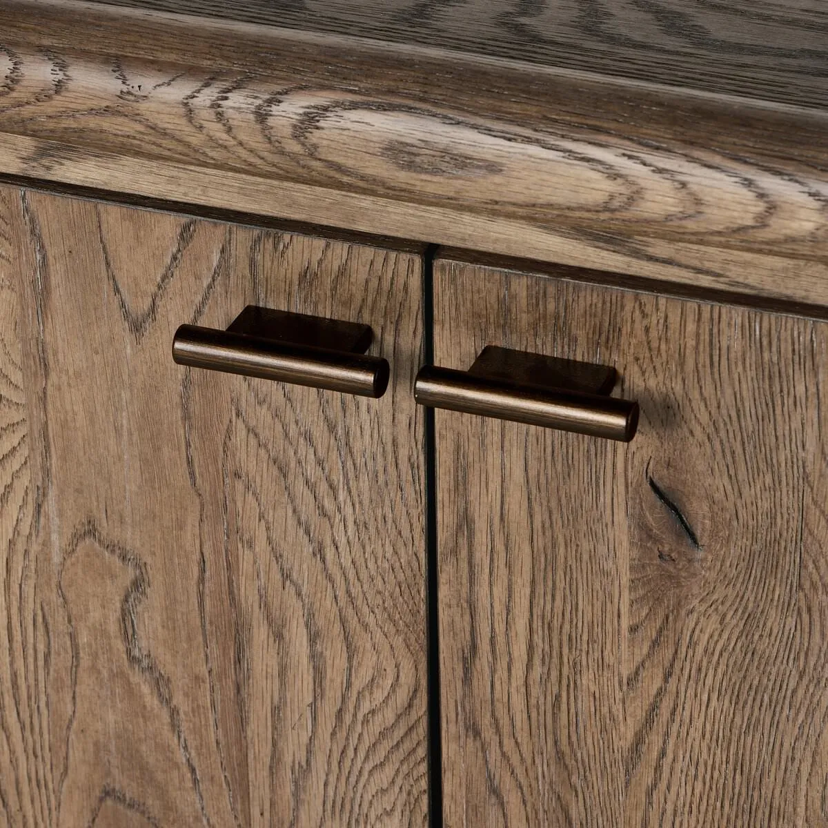 Four Hands Glenview Bookcase in Weathered Oak
