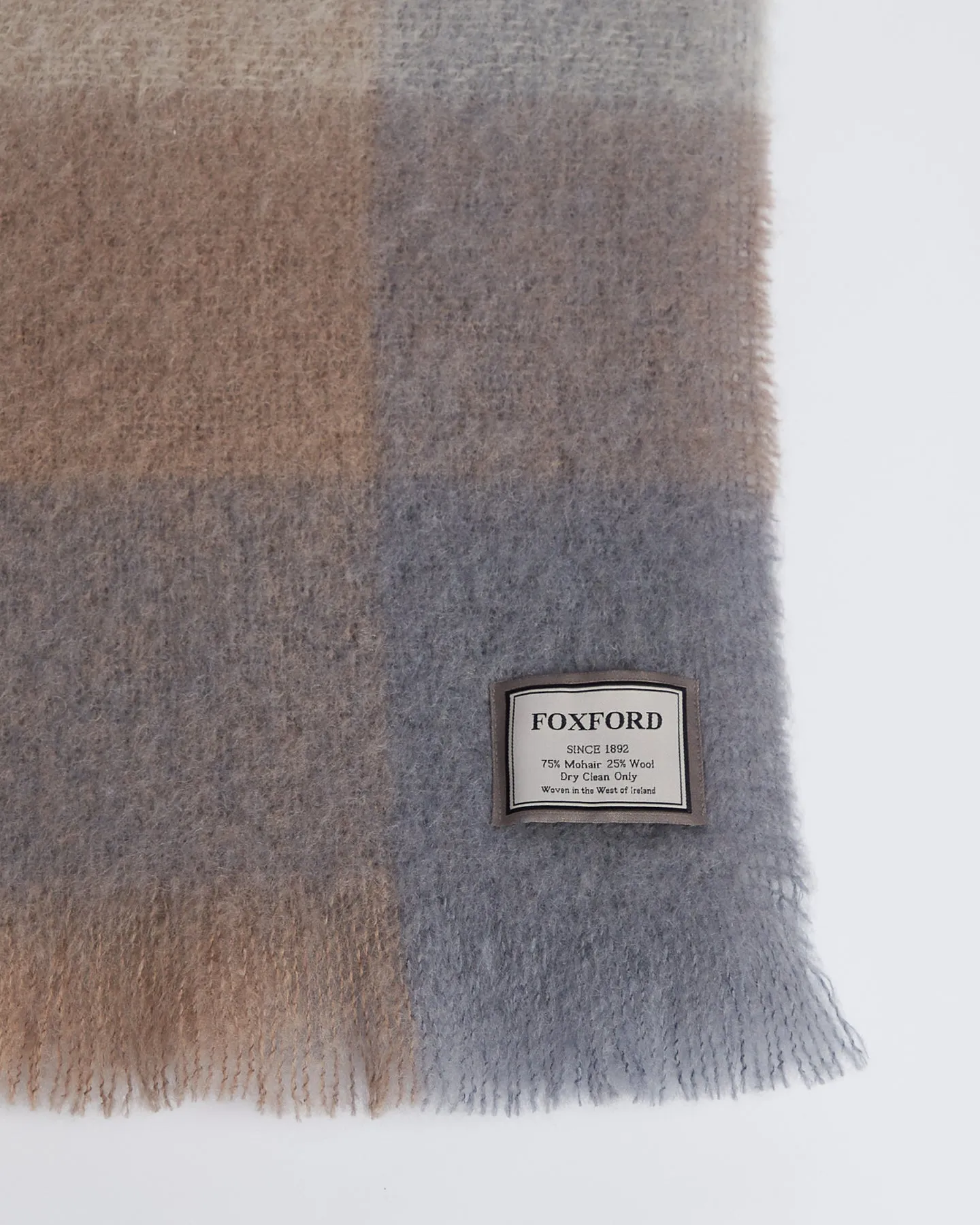 Foxford Barna Woods Mohair Throw