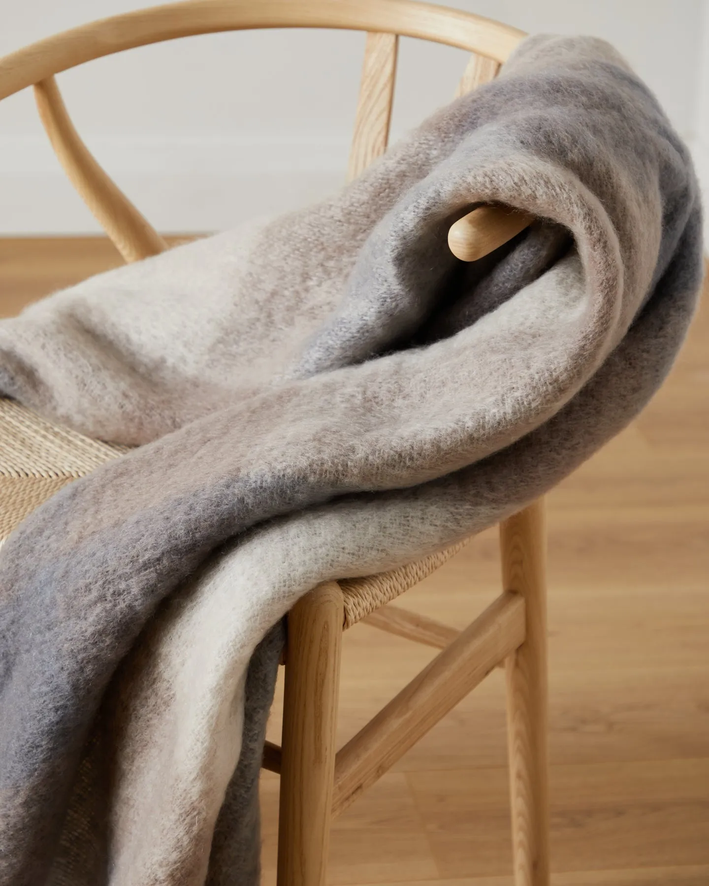 Foxford Barna Woods Mohair Throw