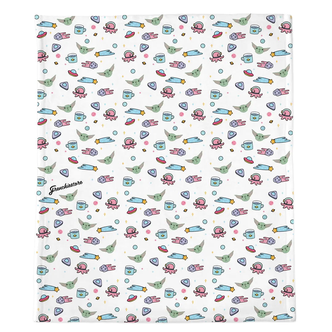Frenchie Blanket | Frenchiestore | The Child on White