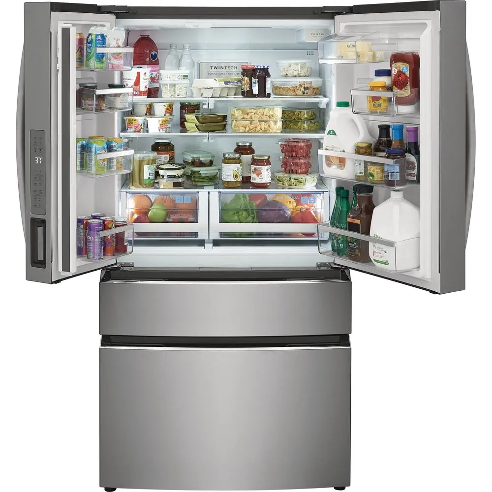 Frigidaire Gallery French 4-Door Refrigerator with Interior Water Dispenser and Ice Maker GRMN2872AF