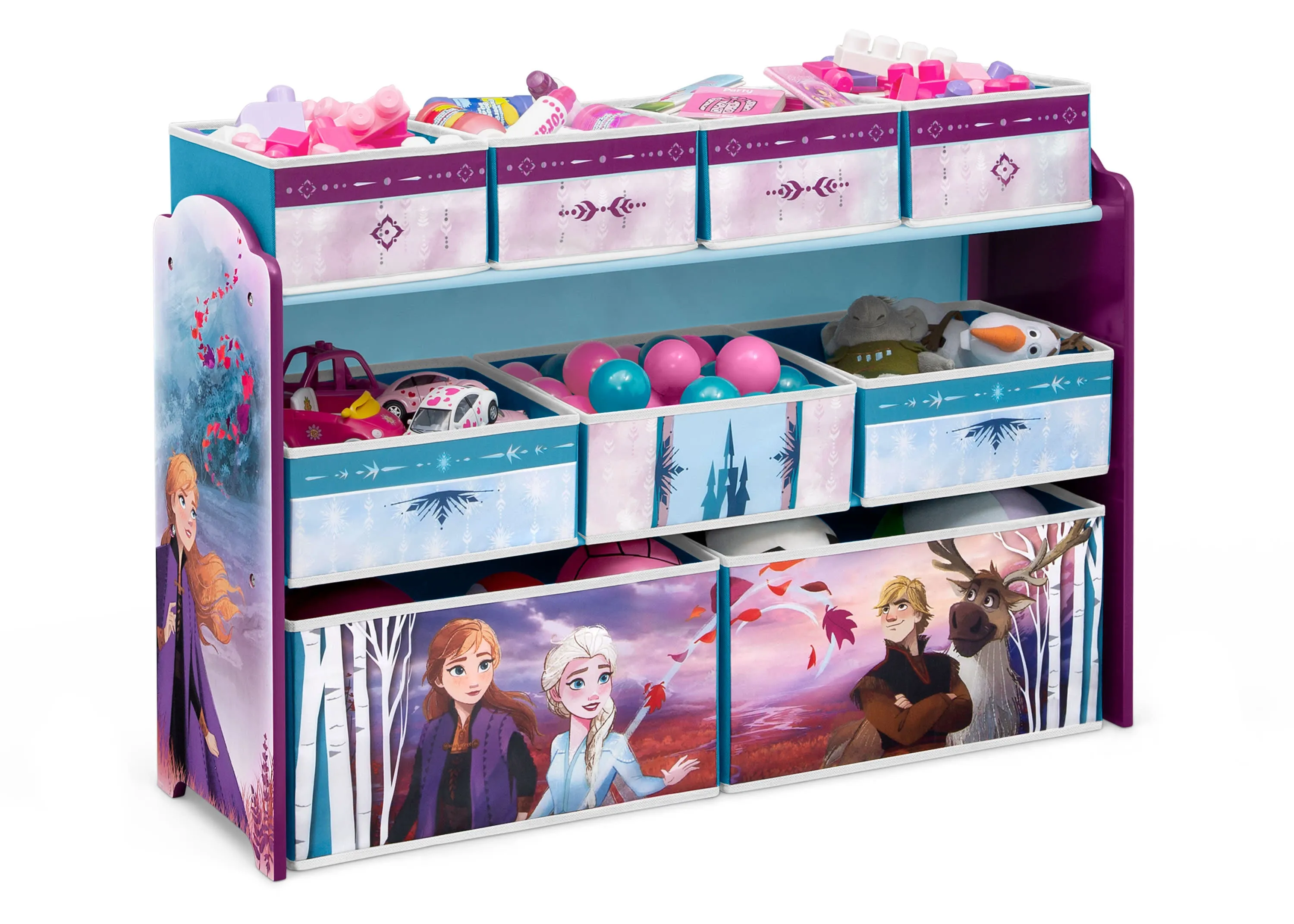 Frozen Deluxe 9 Bin Design and Store Toy Organizer