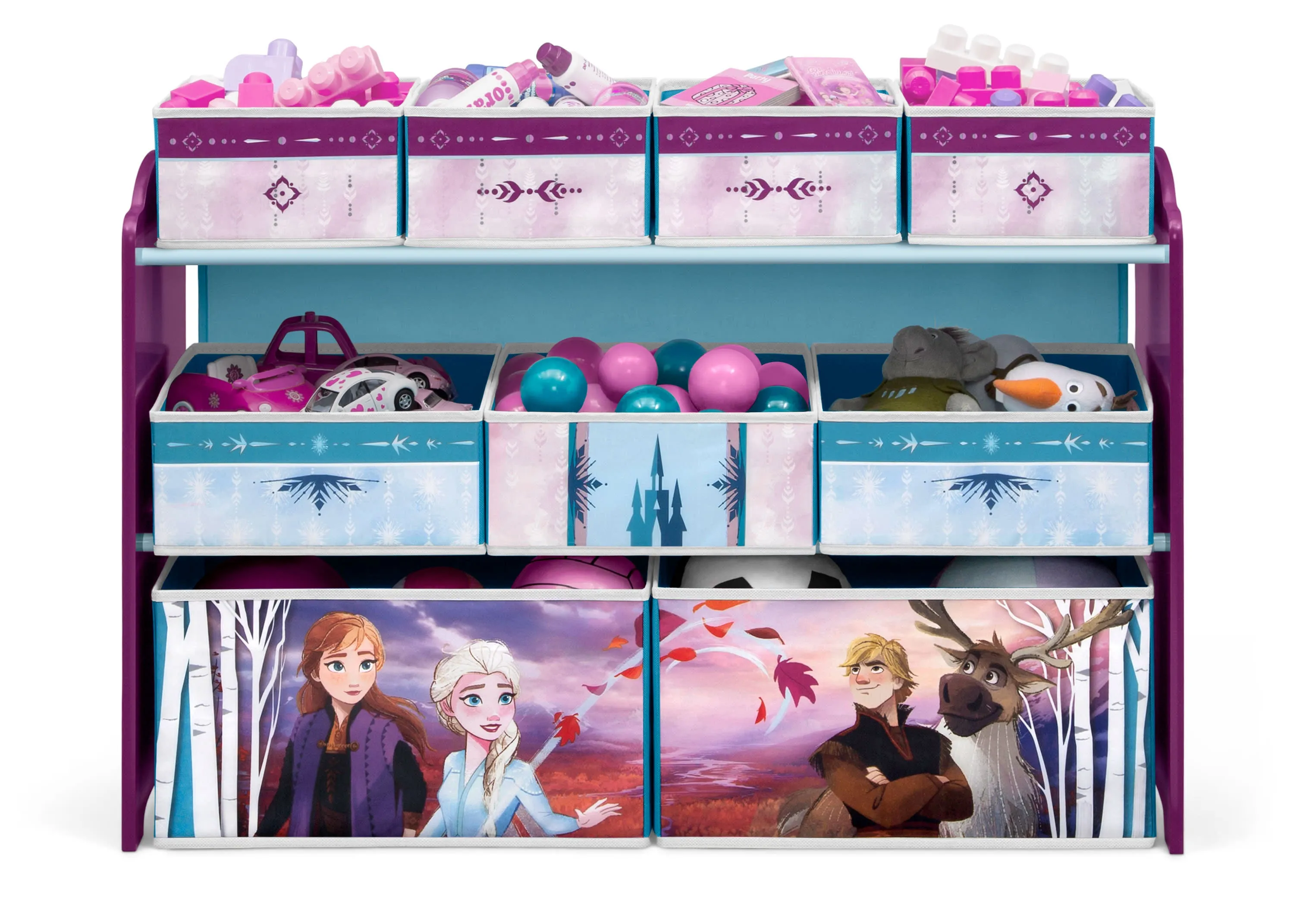 Frozen Deluxe 9 Bin Design and Store Toy Organizer