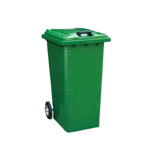 Galvanised Mobile Garbage Bin | Dustbin | 120L, 240L | Trash Bin | Dustbin for Outdoor | Rubbish Bin