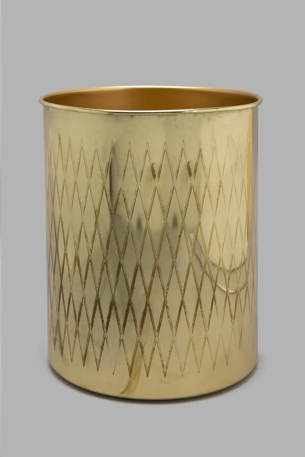 Gold Waste Bin