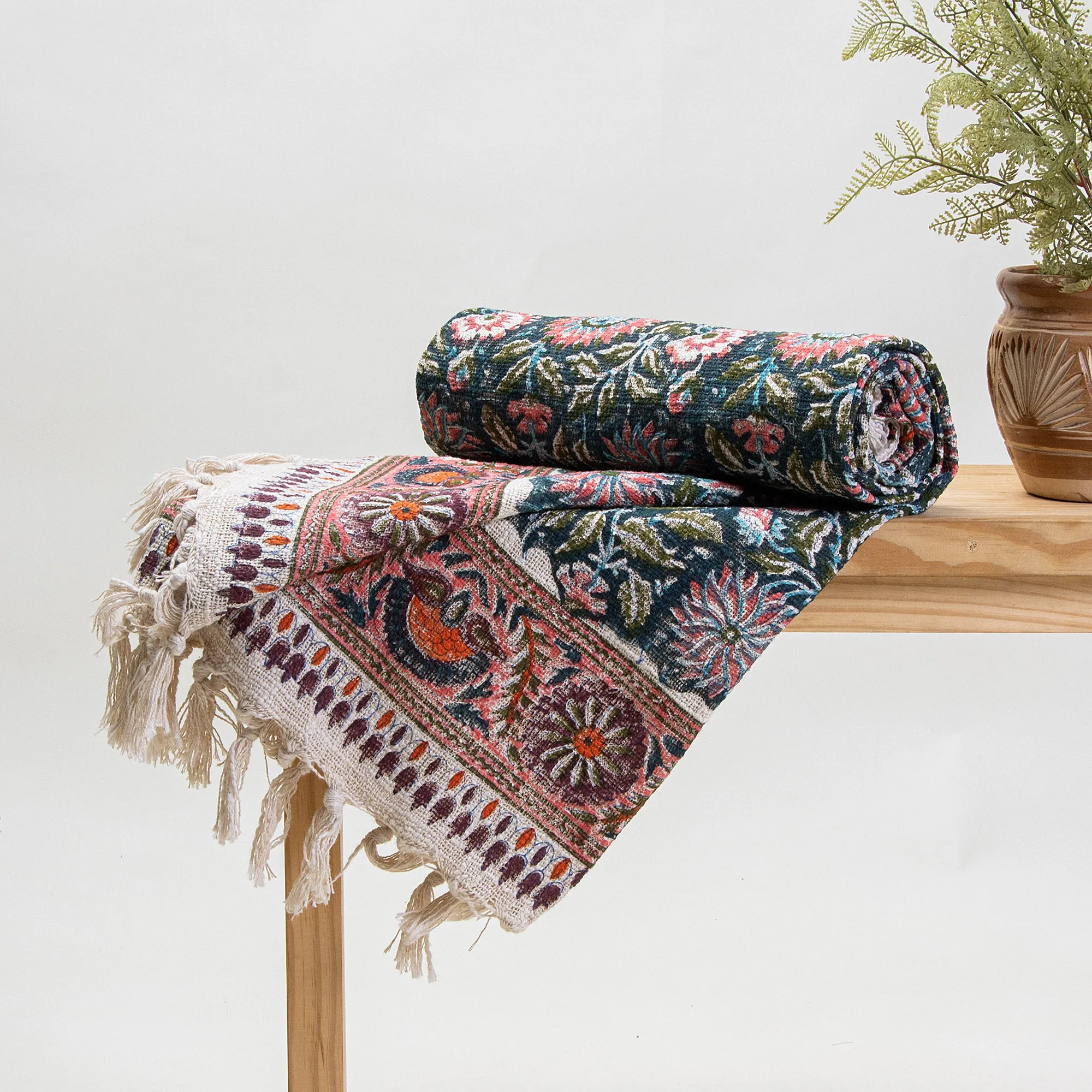 Green Sun Flower Sofa Throw Blanket For Couch Decor