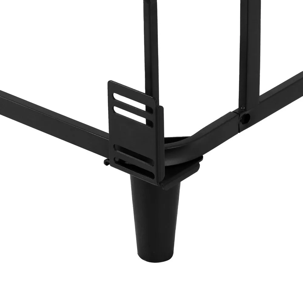 Grey Metal Queen Bed Frame, Premium Fabric | Artiss Mason