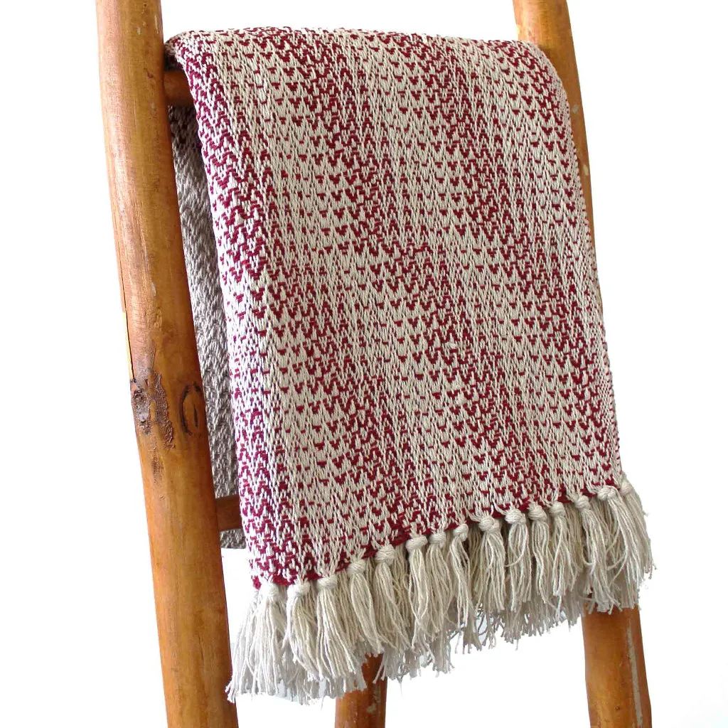 Handmade Cotton Throws - Geometric Designs - 6 Colours