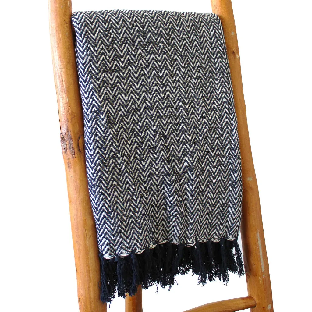Handmade Cotton Throws - Geometric Designs - 6 Colours