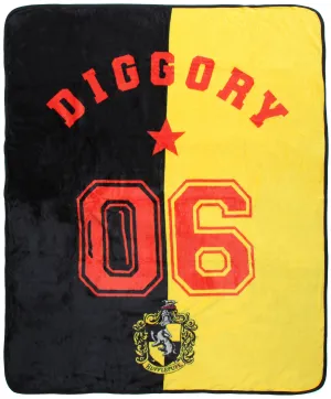 Harry Potter Cedric Diggory Hufflepuff Silk Touch Throw Blanket 50" x 60"