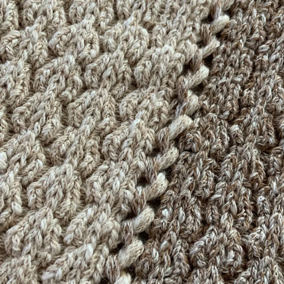 Helen Howe Handmade Eco Luxe Tuck Rib Throw