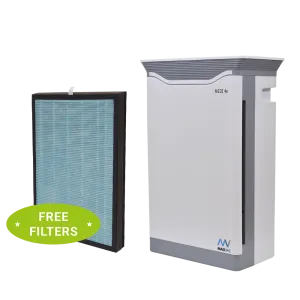 HEPA UV-C Air Purifier MAXVAC Medi® 4e with Variable Air-flow for rooms up to 125m3