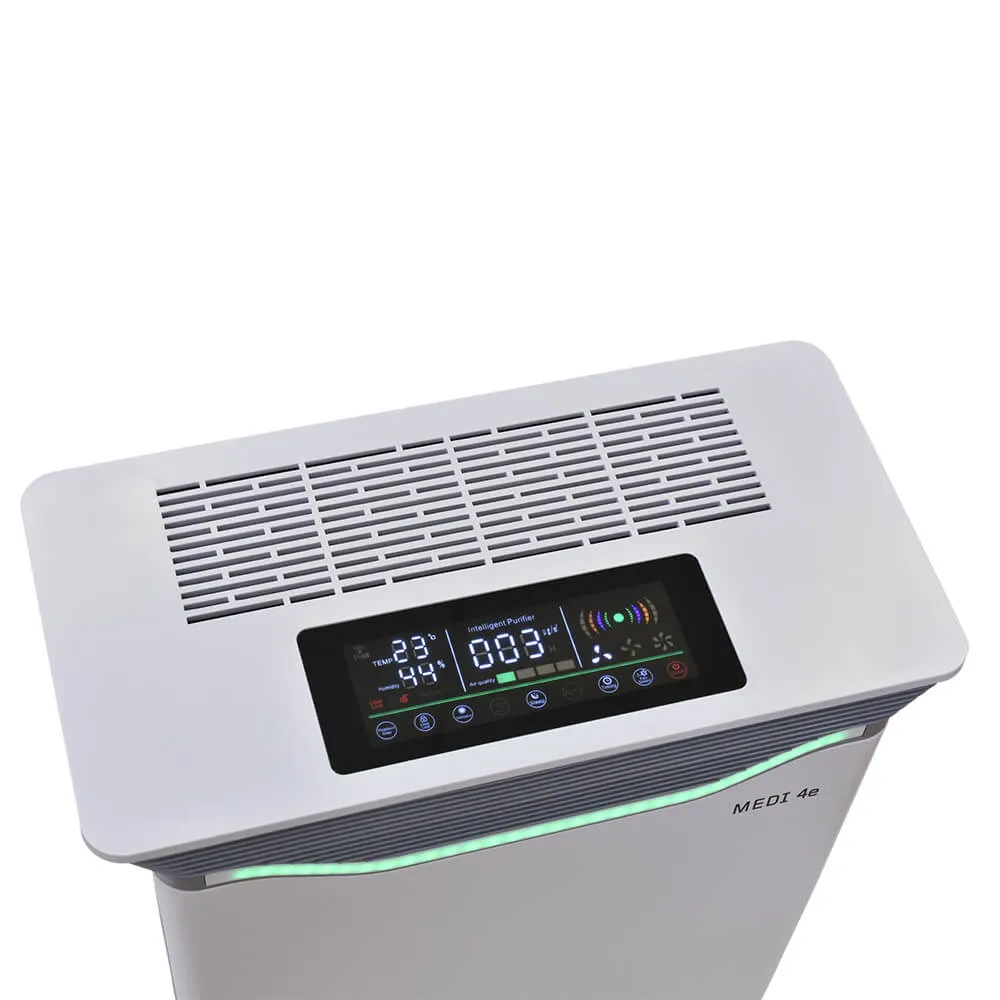 HEPA UV-C Air Purifier MAXVAC Medi® 4e with Variable Air-flow for rooms up to 125m3