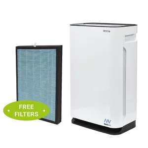 HEPA UV-C Air Purifier MAXVAC Medi® 6e with Variable Air-flow 450m3/h & Humidifier