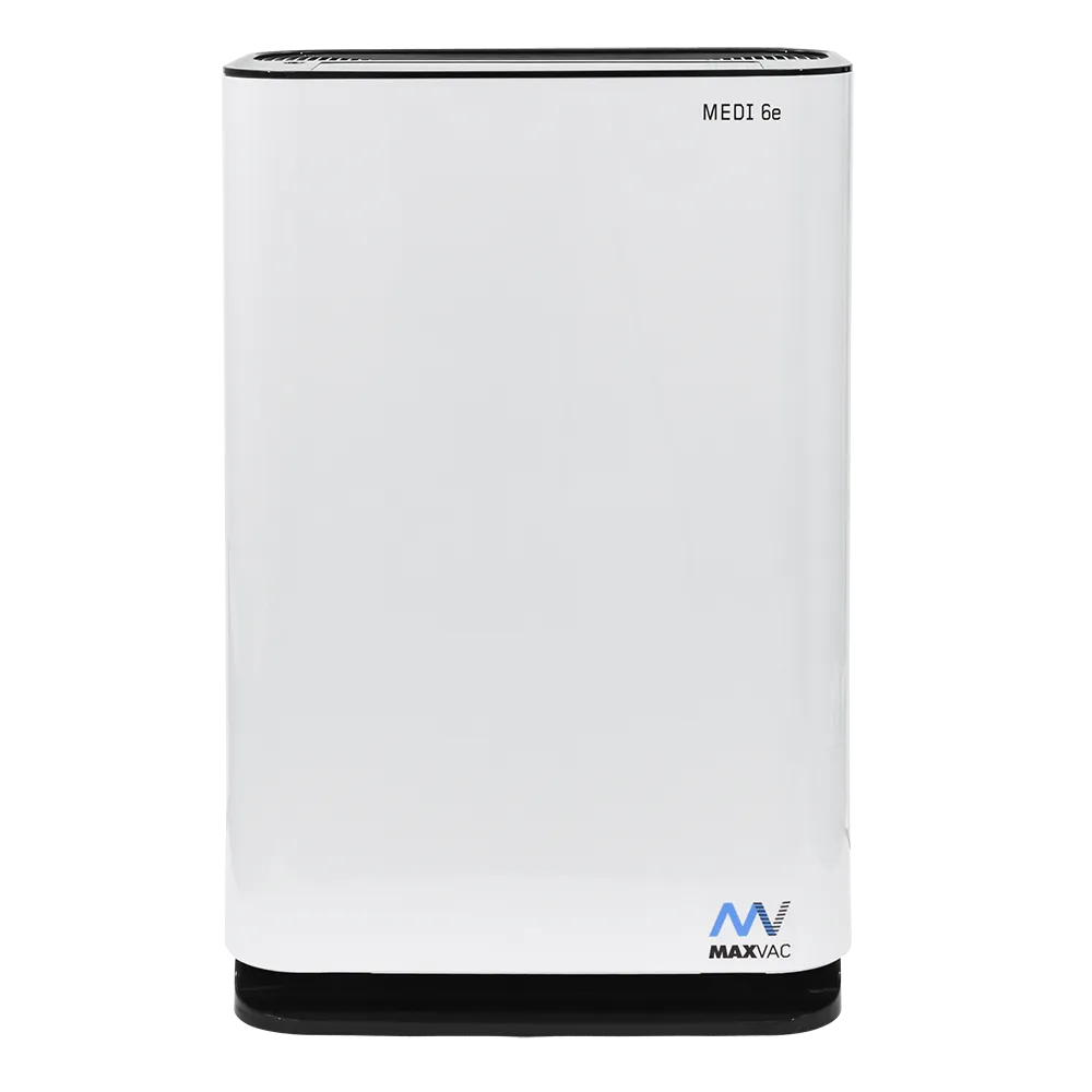 HEPA UV-C Air Purifier MAXVAC Medi® 6e with Variable Air-flow 450m3/h & Humidifier