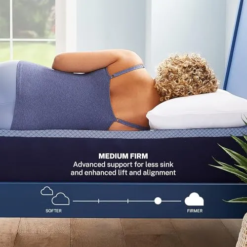 Home Decor Lounge Mattress 6 Inch Mattress Queen Size | Medium Firm Orthopedic Mattress for Back Pain Relief | 72 x 60 x 6 Inches, Navy Blue