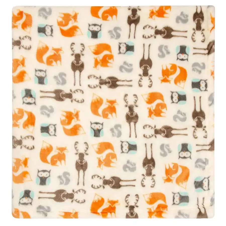 Hudson Baby Blanket 2pc And Security Blanket - Owl