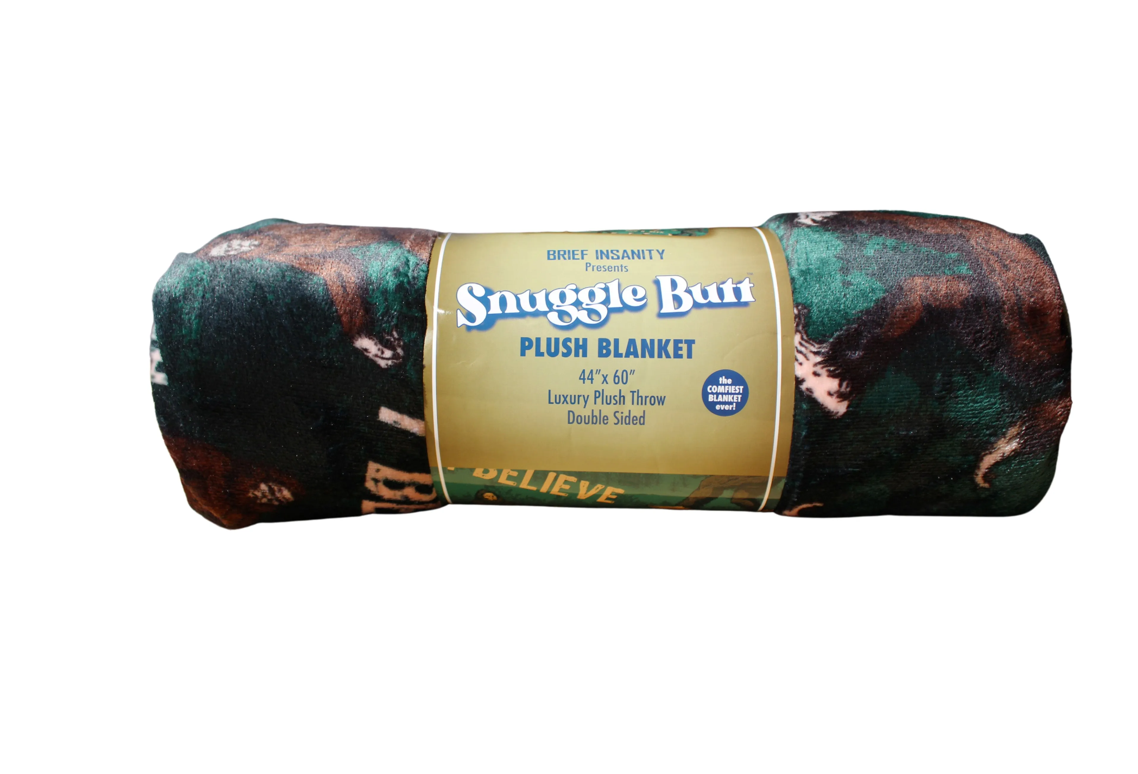 I Believe In Bigfoot Throw Blanket