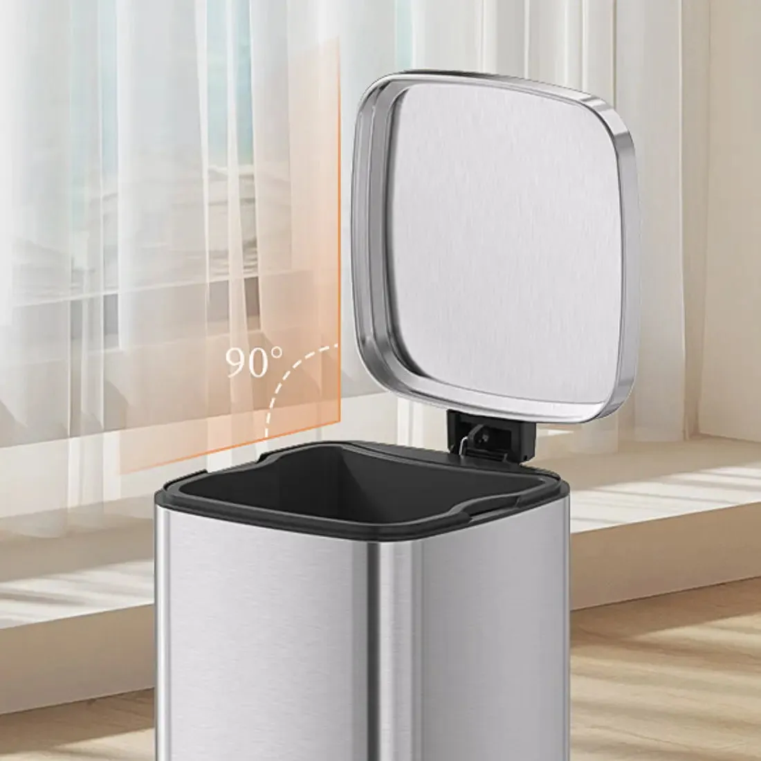 JAVA Dustbin | ESTELLE | JH8855-A | Multiple Sizes | Trash Bin | Dustbin for Kitchen | Rubbish Bin
