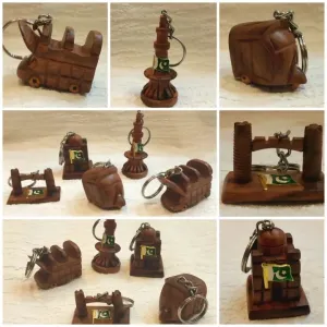 Key Holder Set of 5 Pcs – Pakistan City Souvenirs