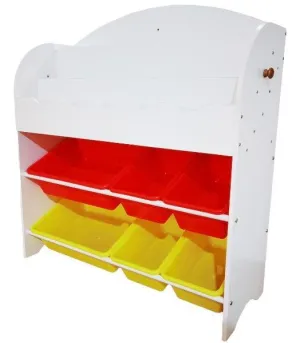Kiddie Station Cary Book Shelf & 2 Layer Toy Storage 920A