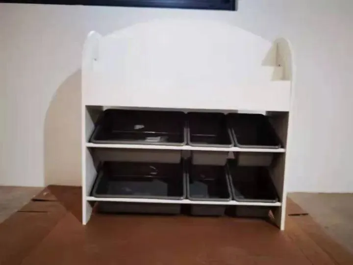 Kiddie Station Cary Book Shelf & 2 Layer Toy Storage 920A