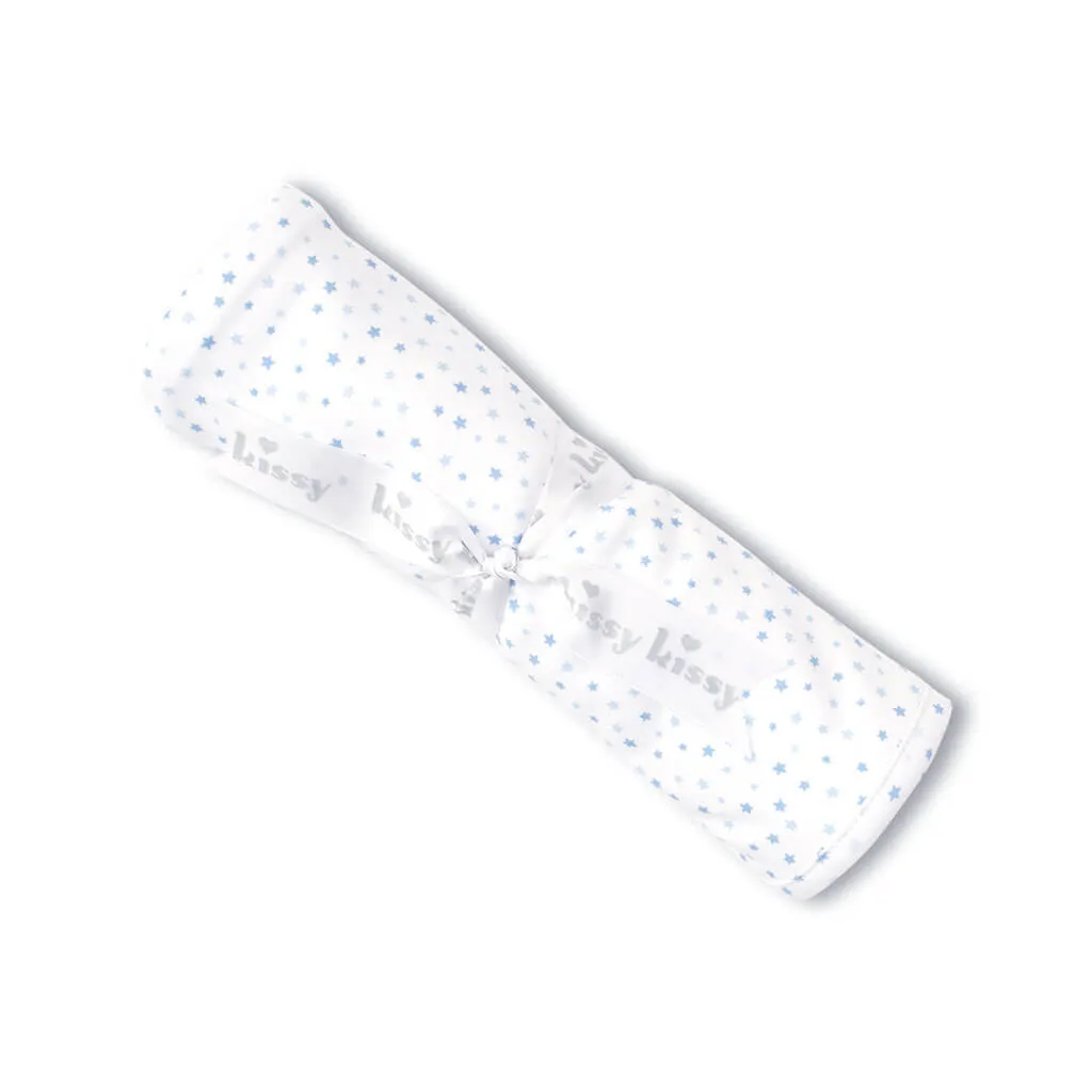 Kissy Kissy Print Blanket Superstars Blue