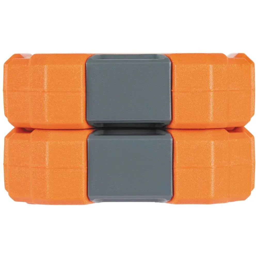Klein Tools 62811 Reusable Ice Packs for Cooler Bags and Lunch Boxes, Interlocking Design, Heavy Duty for Daily Use, Quick Freeze, 2-Pack
