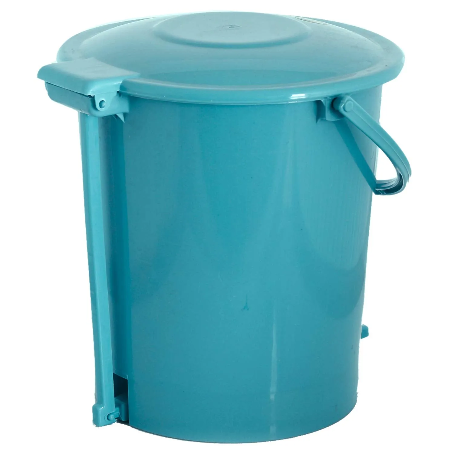 Kuber Industries 3 Pieces Plastic Dustbin Garbage Bin with Handle, 10 Liters (Green) - CTKTC034653