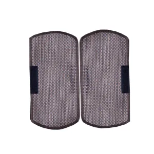 Kuber Industries Jute Design Cotton 2 Piece Multi-Purpose Handle Cover Set - Brown