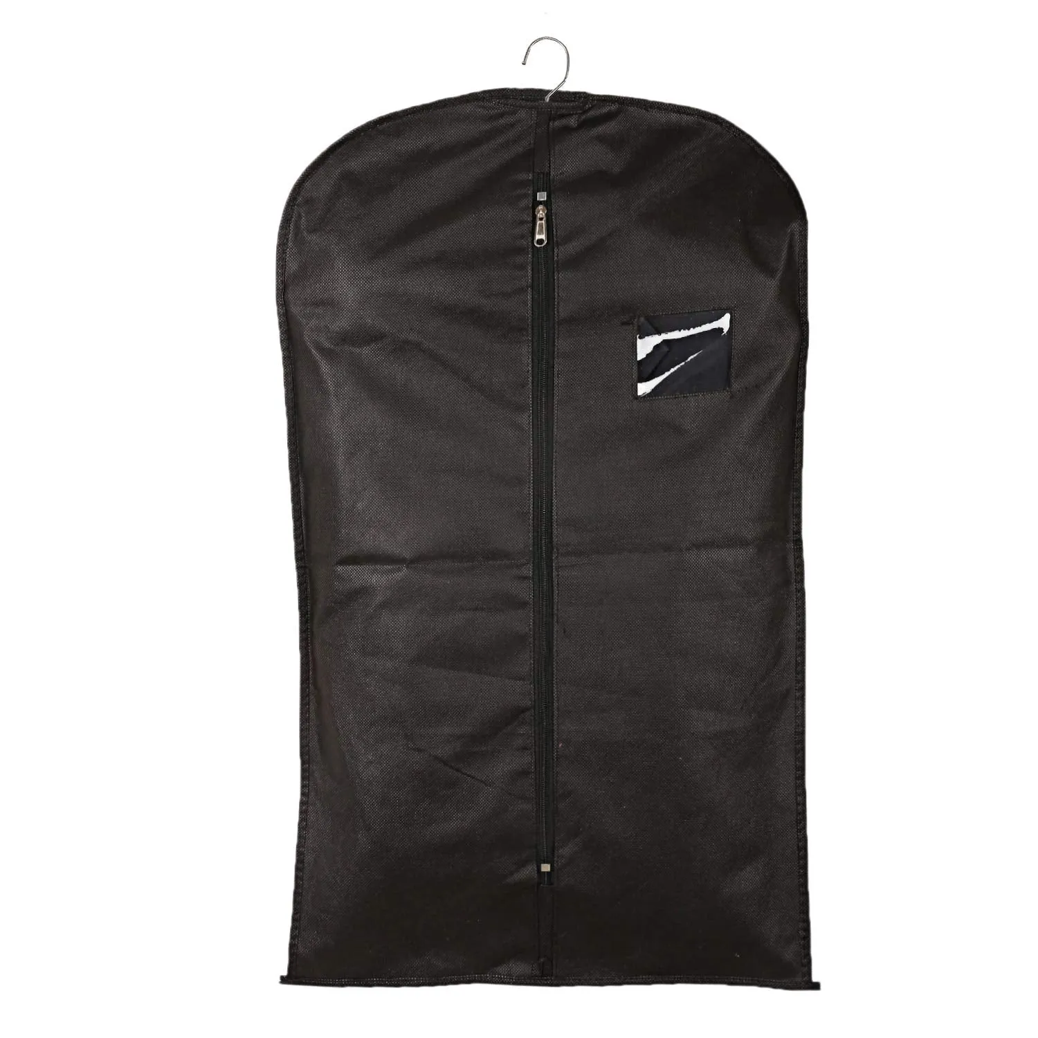 Kuber Industries Non- Woven 3 Pieces Hanging Garment Cloth Cover for Kids (Black) - CTKTC5822