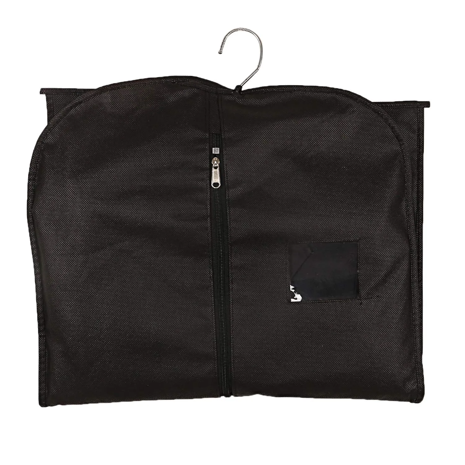Kuber Industries Non- Woven 3 Pieces Hanging Garment Cloth Cover for Kids (Black) - CTKTC5822