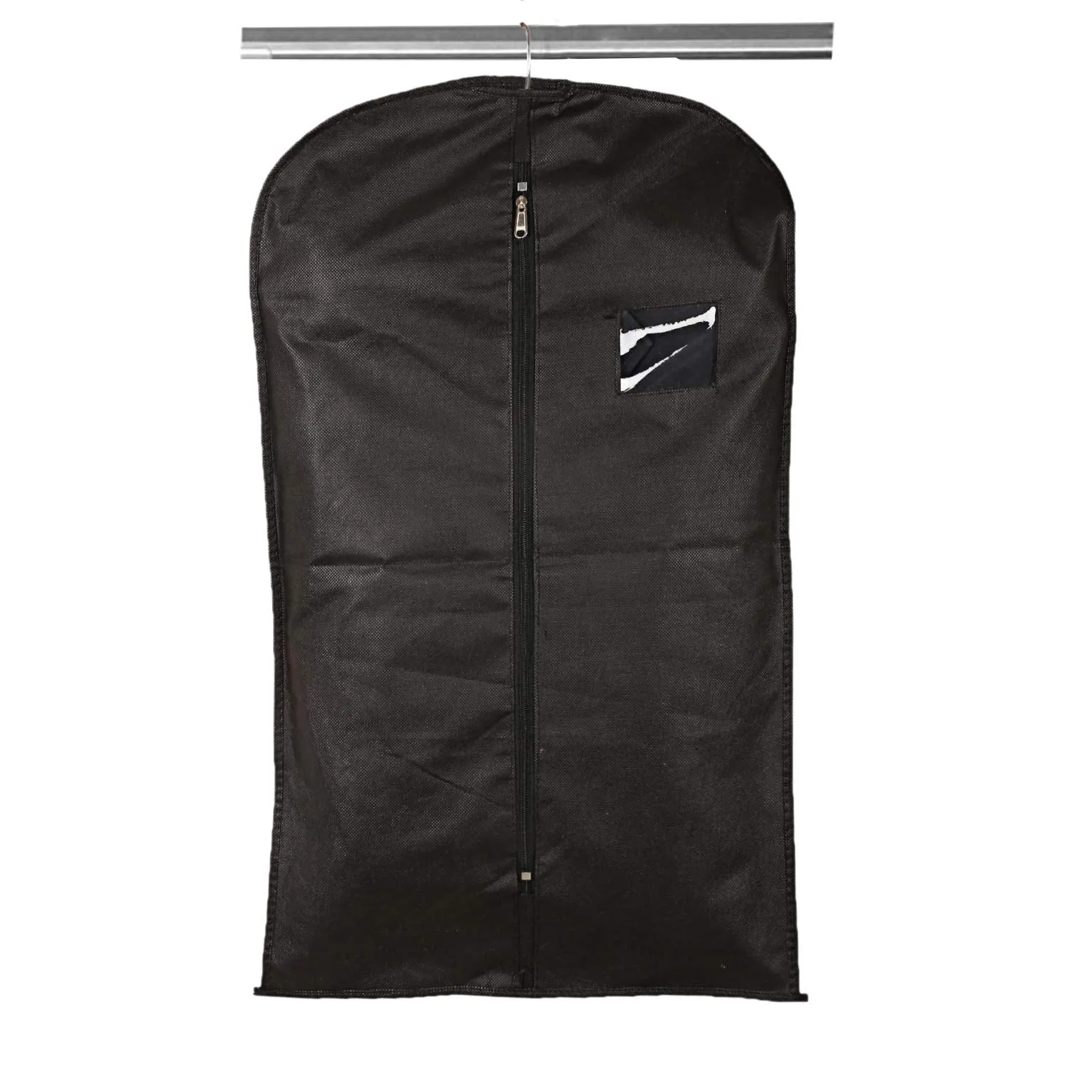 Kuber Industries Non- Woven 3 Pieces Hanging Garment Cloth Cover for Kids (Black) - CTKTC5822