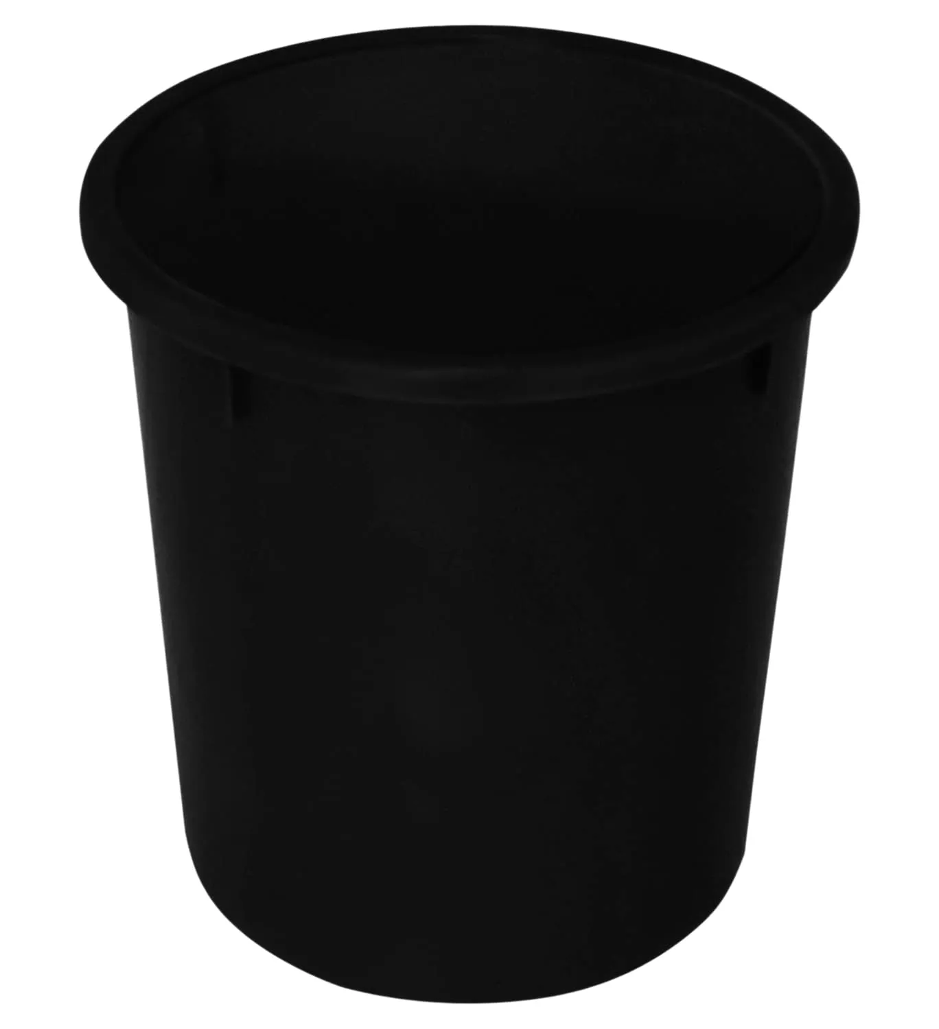 Kuber Industries Plastic Open Dustbin, Trash Bin, Garbage Bin, Waste Bin, Capicity 5Ltr, Pack of 2 (Black)-47KM01032
