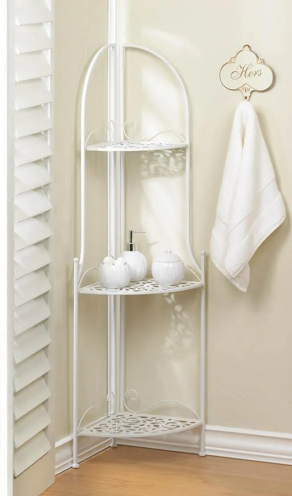 Lace Design Corner Shelf