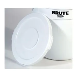 Lid For Rubbermaid White Round Brute 121L Bin