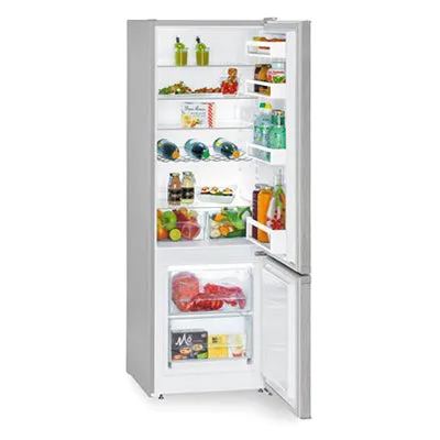 Liebherr 161.2x55CM Smart Frost Freestanding Fridge Freezer - Silver | CUELE-2831