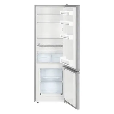 Liebherr 161.2x55CM Smart Frost Freestanding Fridge Freezer - Silver | CUELE-2831