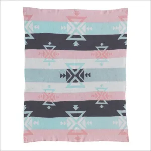 Living Textiles Sparrow Knitted Cotton Blanket Aztec (30" x 40")