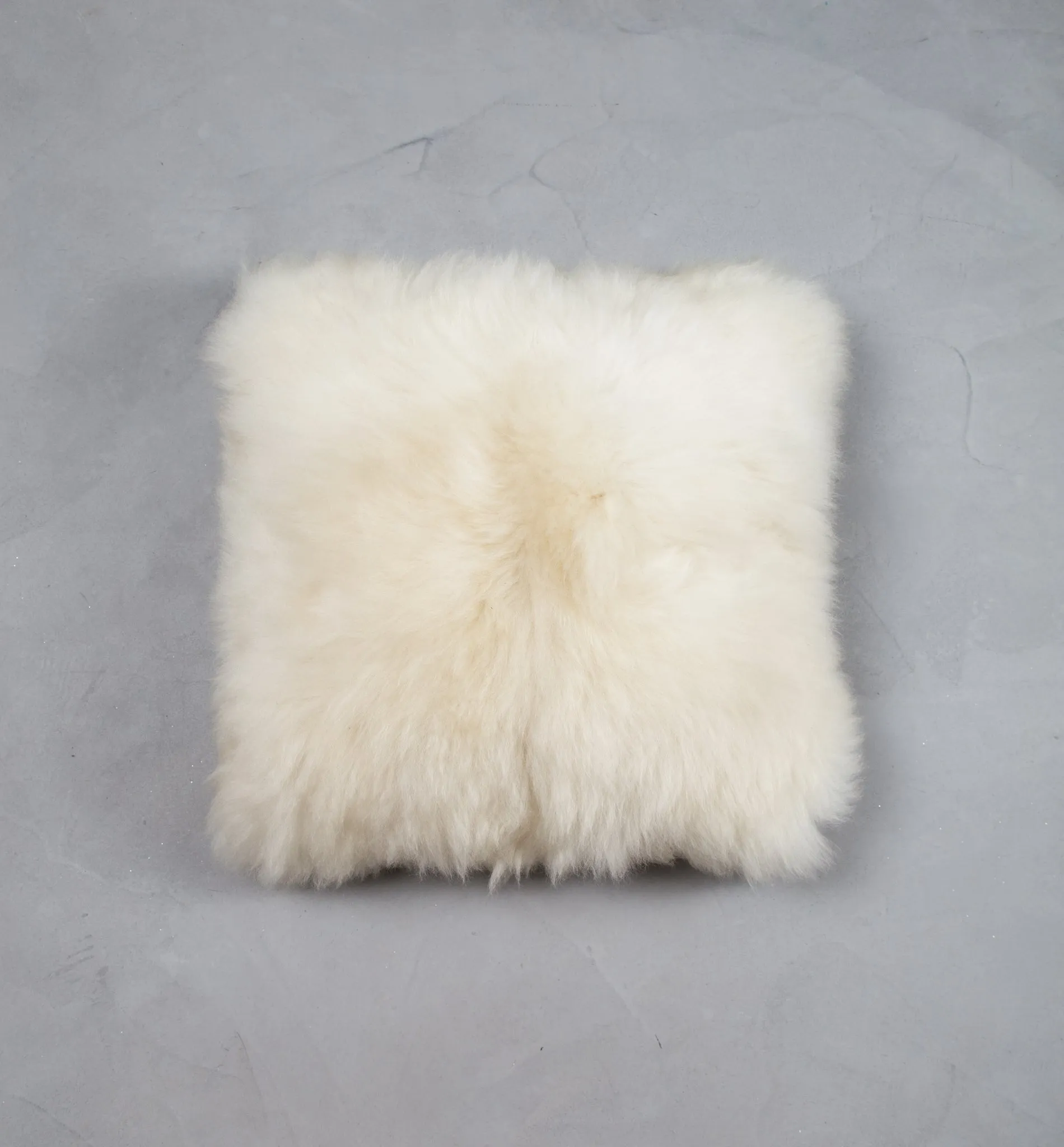 Long-Haired Natural Sheepskin Pillow