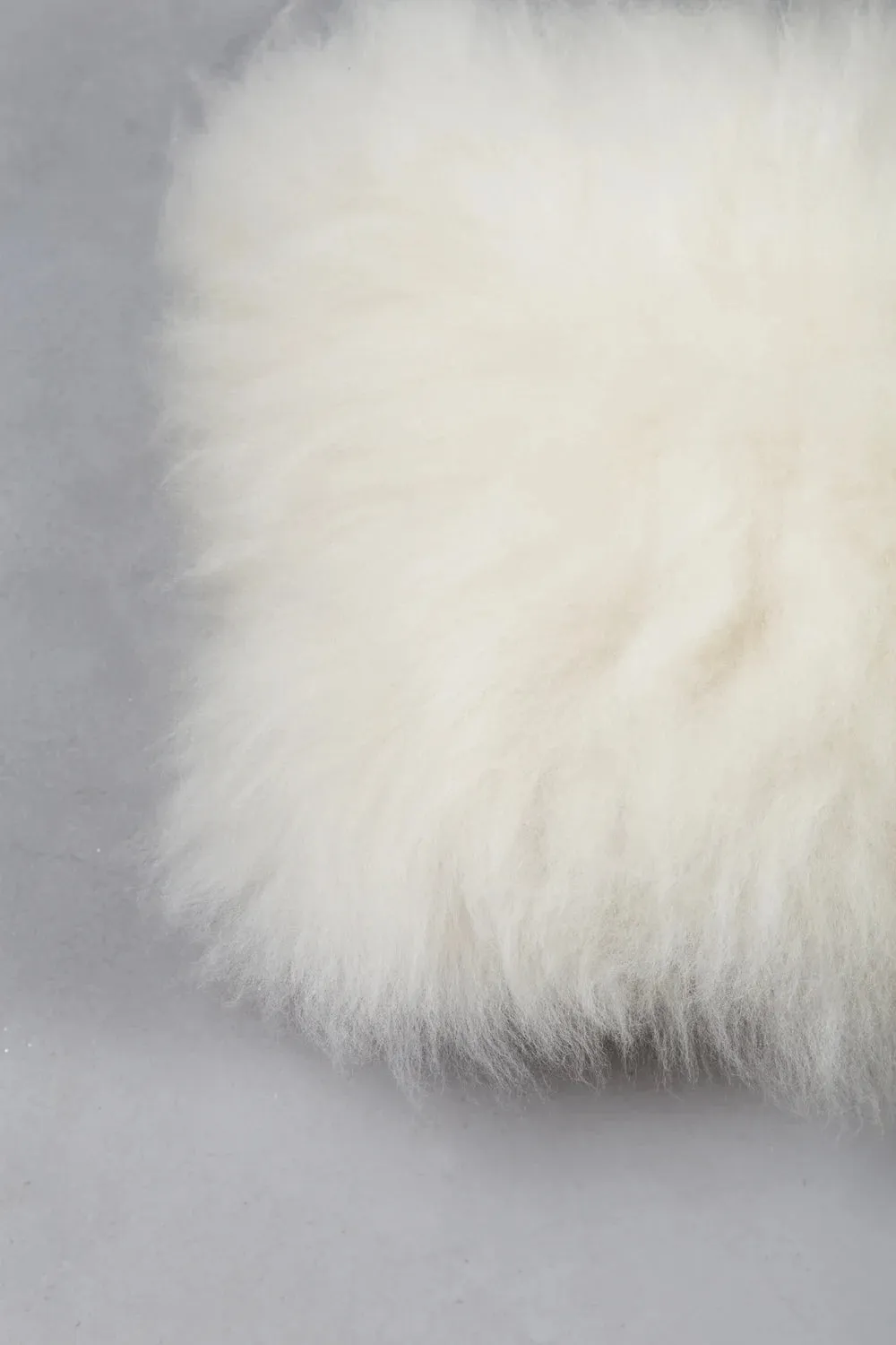Long-Haired Natural Sheepskin Pillow