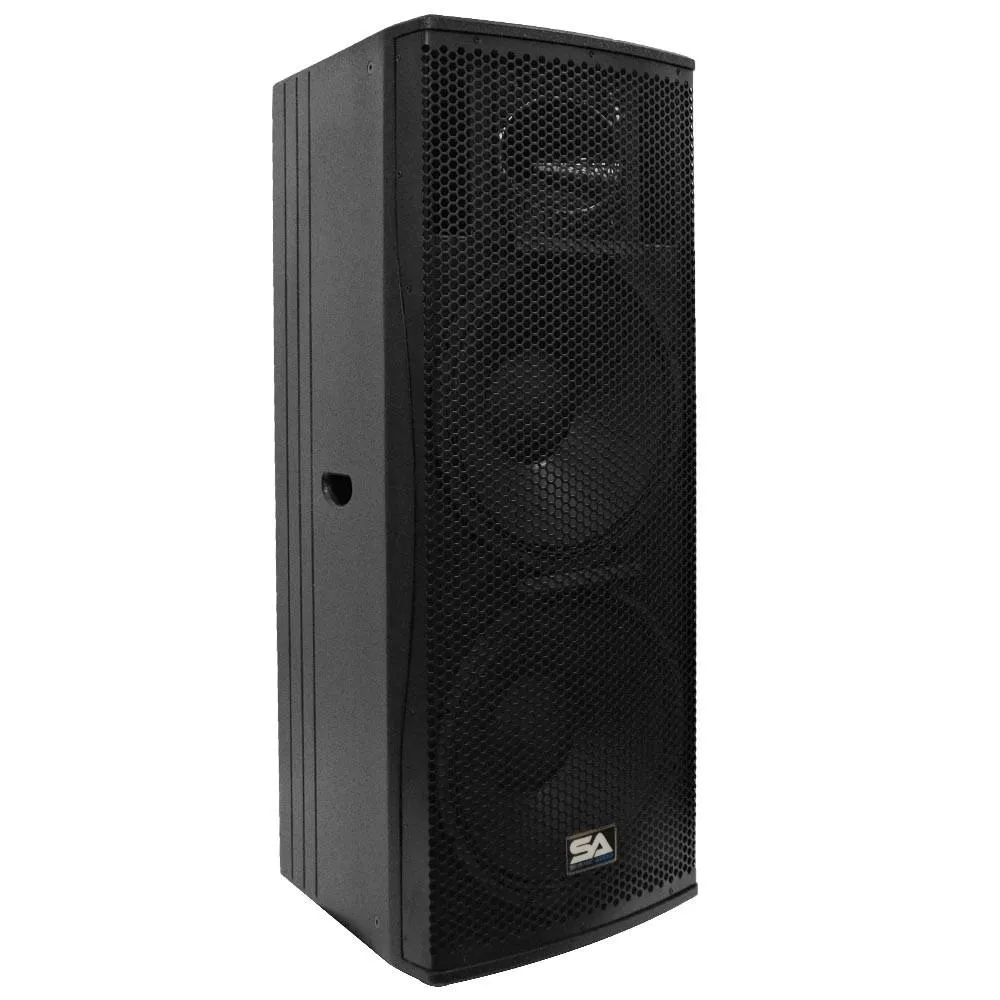 Magma-215 - Pair of  Premium Dual 15" Full Range / Bi-Amp 2-Way Loudspeaker Cabinets