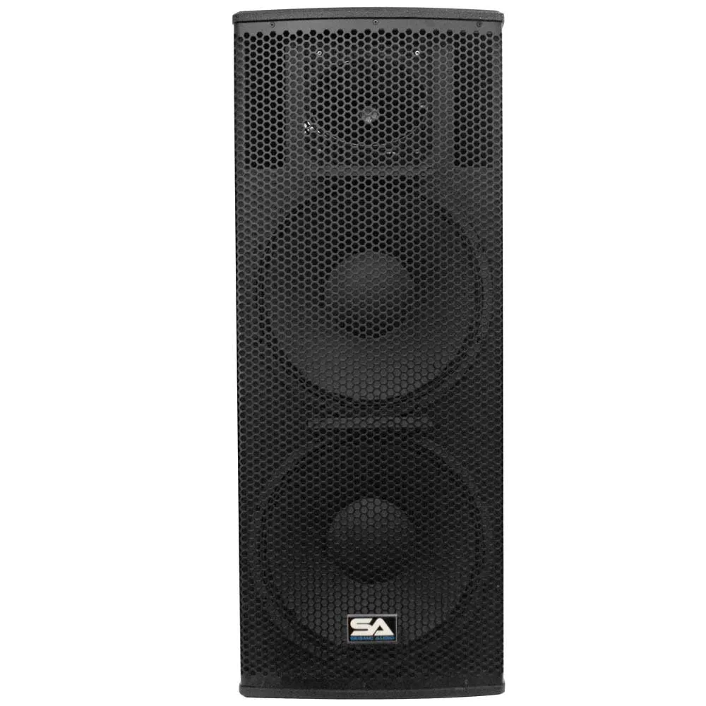 Magma-215 - Pair of  Premium Dual 15" Full Range / Bi-Amp 2-Way Loudspeaker Cabinets