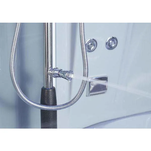 Maya Bath Superior Platinum Grey 2-Person Freestanding Steam Shower
