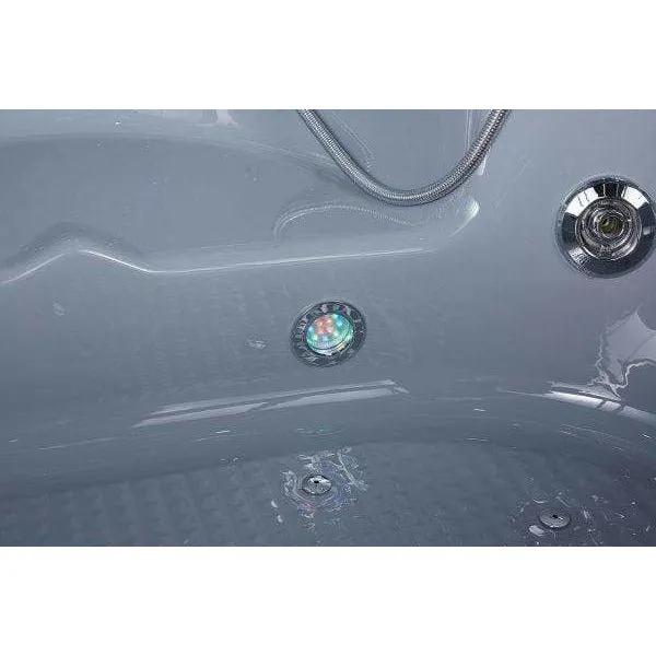 Maya Bath Superior Platinum Grey 2-Person Freestanding Steam Shower